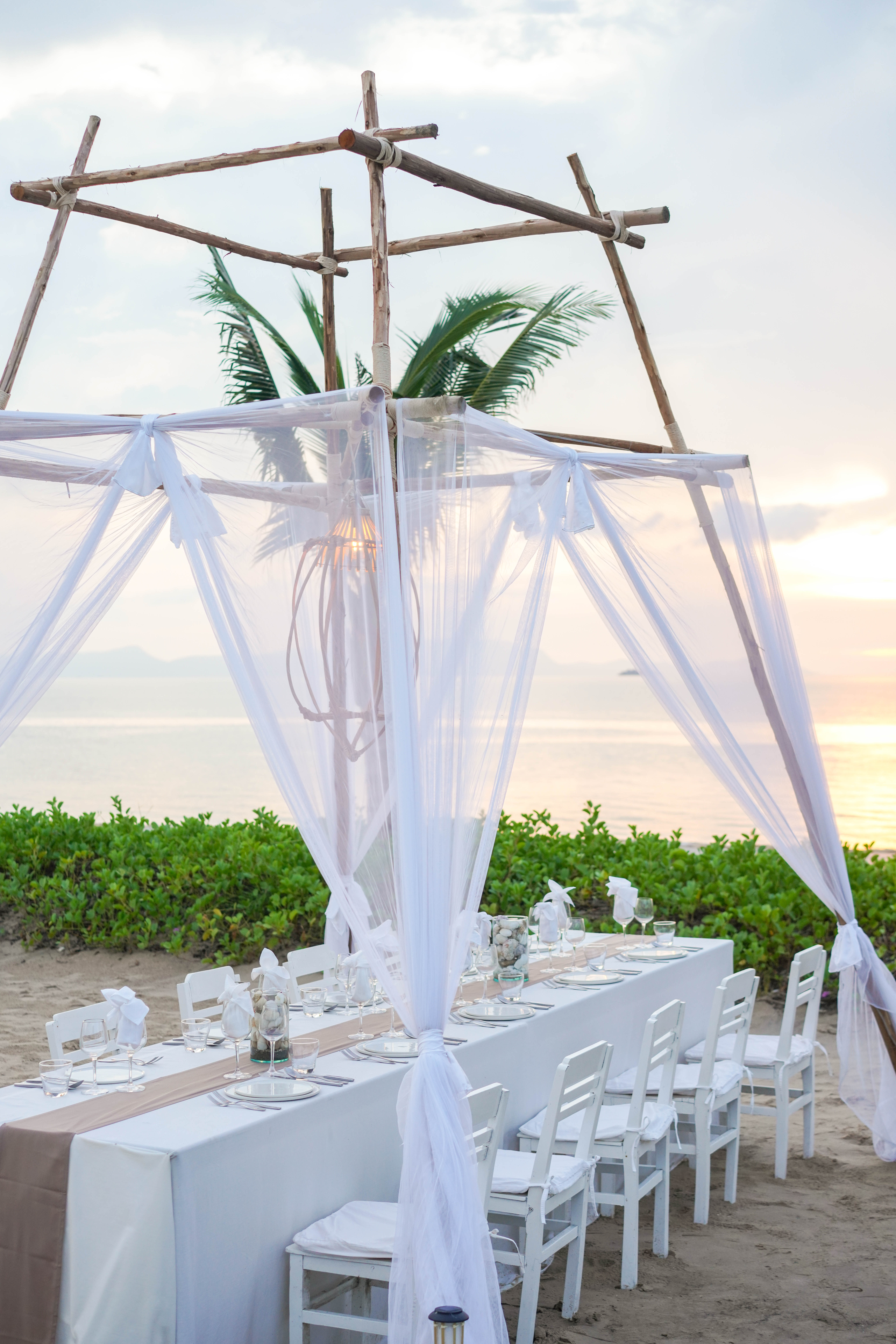 Private dining under the stars