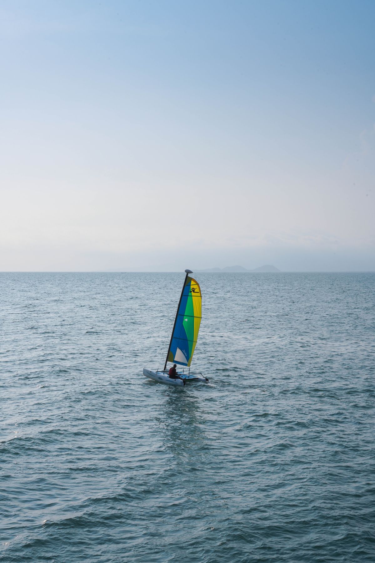 On sea